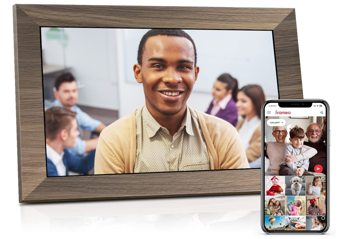 Le cadre photo numérique WiFi Canupdog 10.1 : une innovation captivante  pour renforcer l'engagement des employés et cultiver l'esprit d'équipe -  Emplois spécialisés