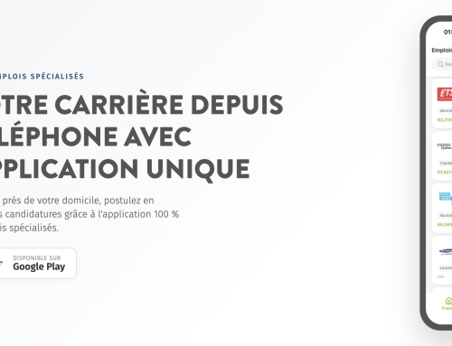 Communiqué de presse | Face à Indeed et LinkedIn, Emplois spécialisés lance une application québécoise axée sur la vie privée